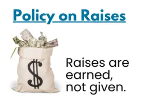 Policy on Raises - DV20b